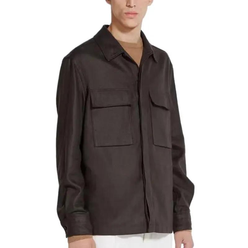 Zegna Oasi Linen Overshirt-1