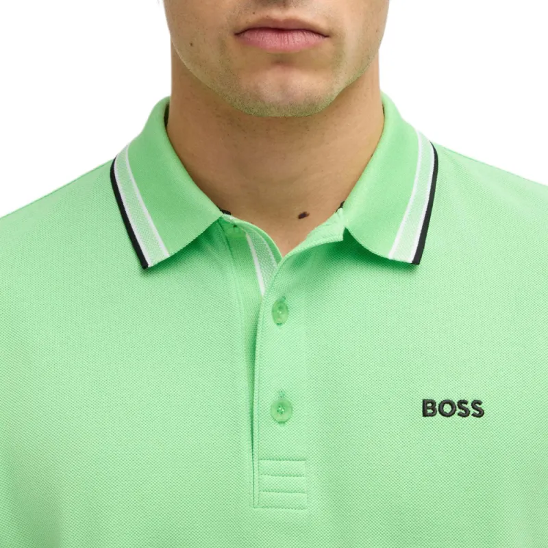 HUGO BOSS Polo Shirt Men's Green-4