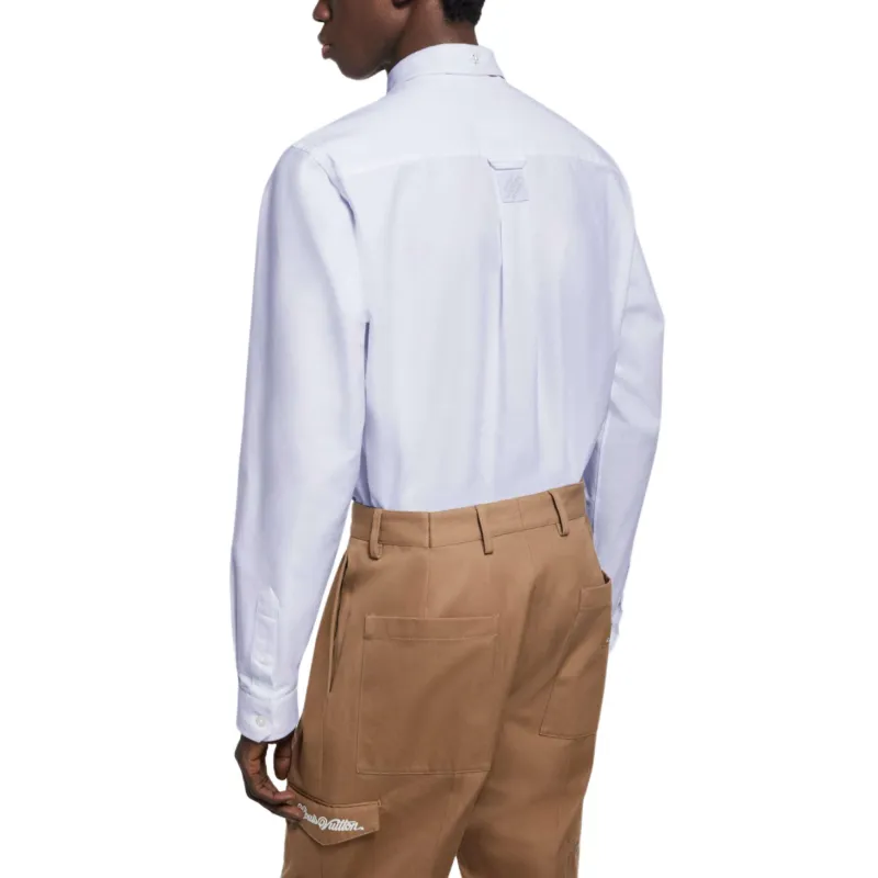 LOUIS VUITTON Embellished Long Sleeved Cotton Shirt-3