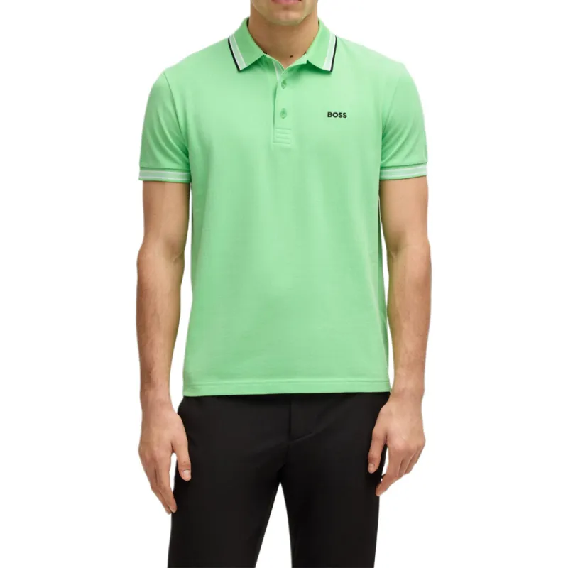 HUGO BOSS Polo Shirt Men's Green-1