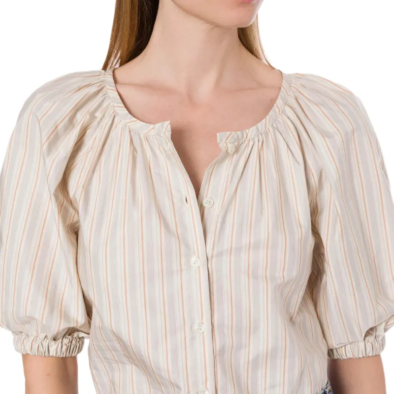 PHILOSOPHY DI LORENZO SERAFINI Striped Blouse-3