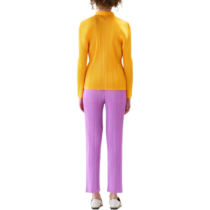 PLEATS PLEASE ISSEY MIYAKE Casual Pants Women's Purple-3