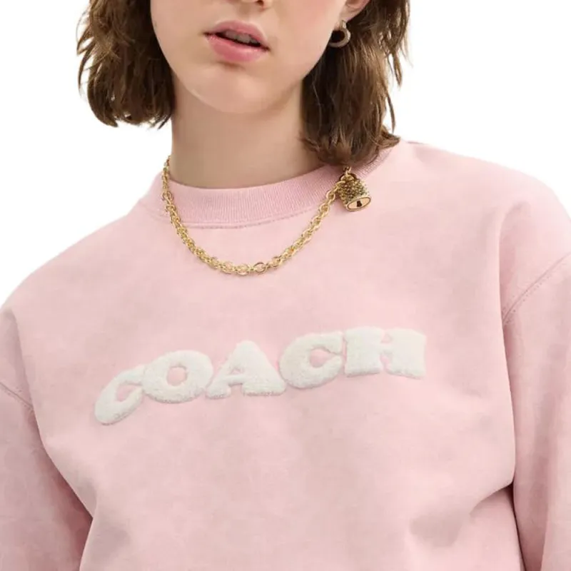 COACH Sweatshirts Women's Pink-3