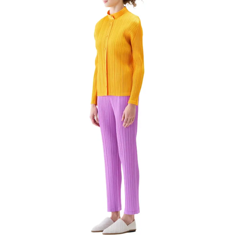 PLEATS PLEASE ISSEY MIYAKE Casual Pants Women's Purple-4