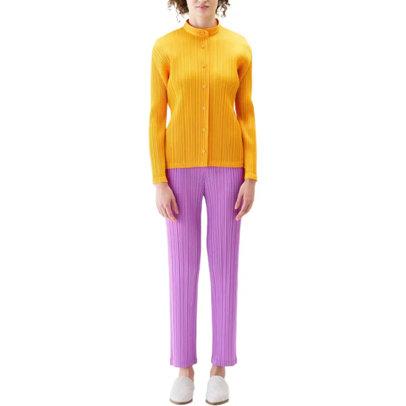 PLEATS PLEASE ISSEY MIYAKE Casual Pants Women's Purple-2