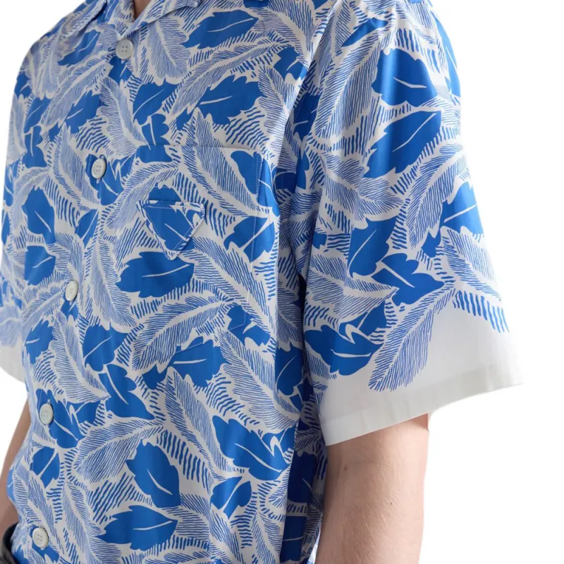 PRADA Shirts Men Blue-4