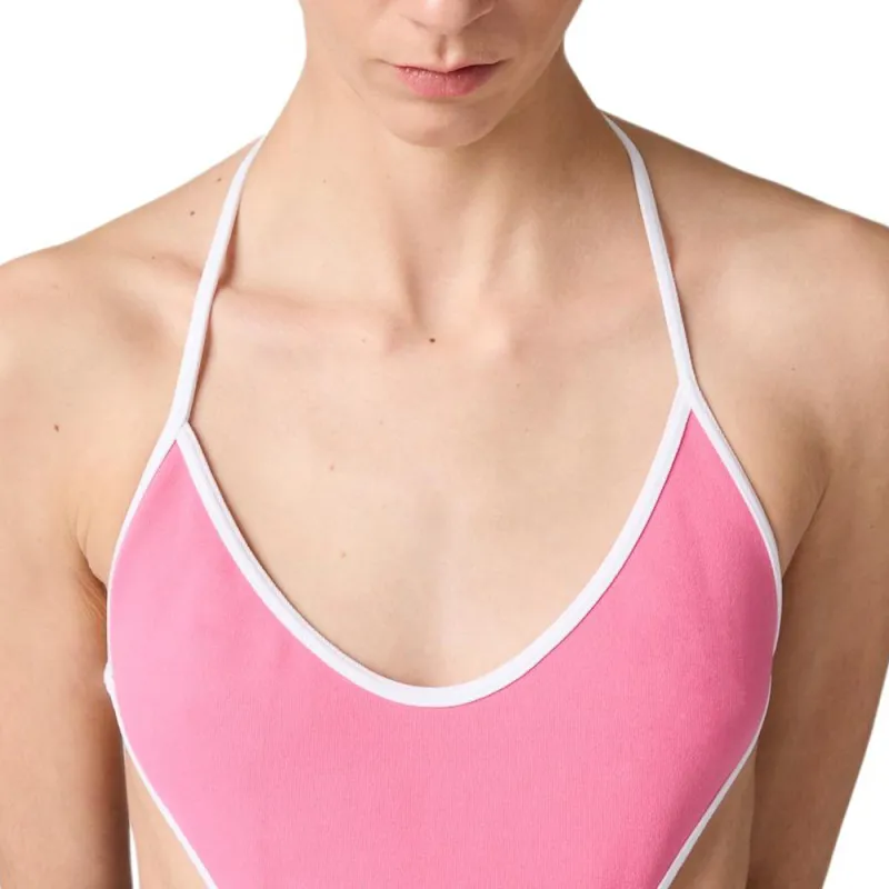 MIU MIU SS25 One piece Swimsuit Women's Pink-3