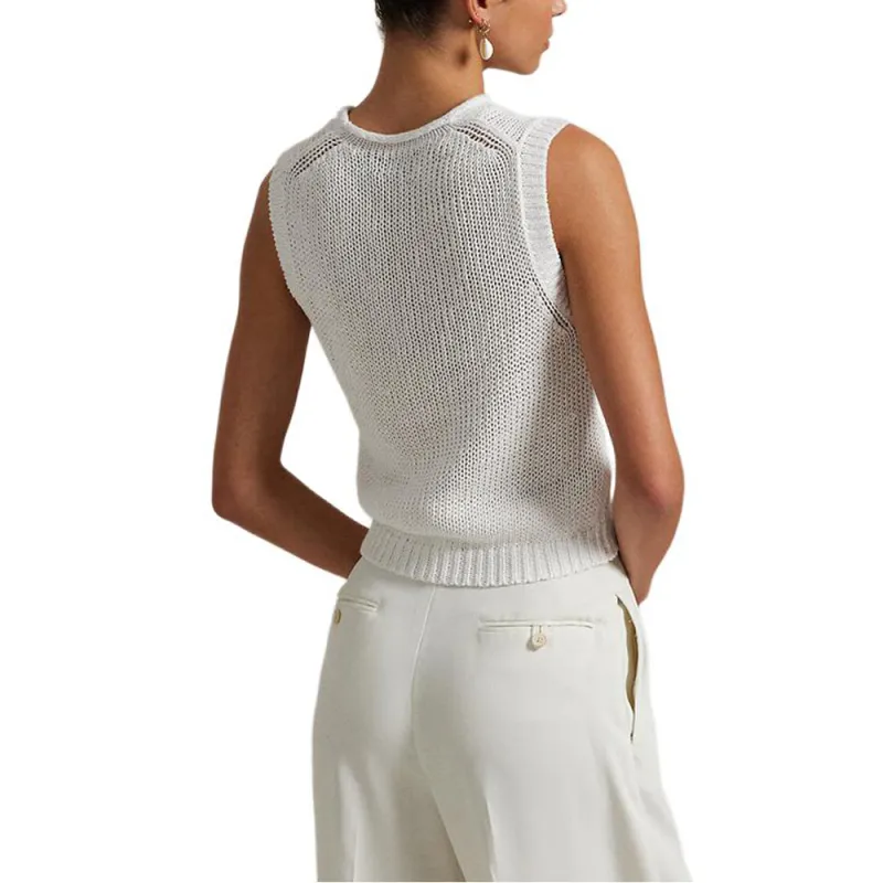 Polo Ralph Lauren SS25 Tank Top Women's White-2