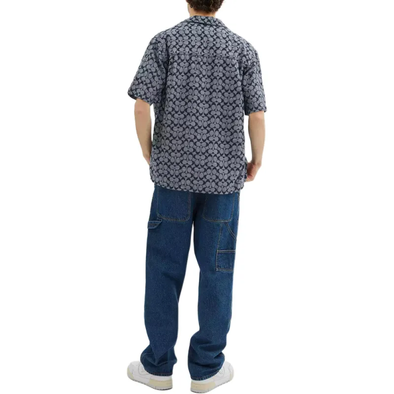 COACH Shirts Men Gray-2