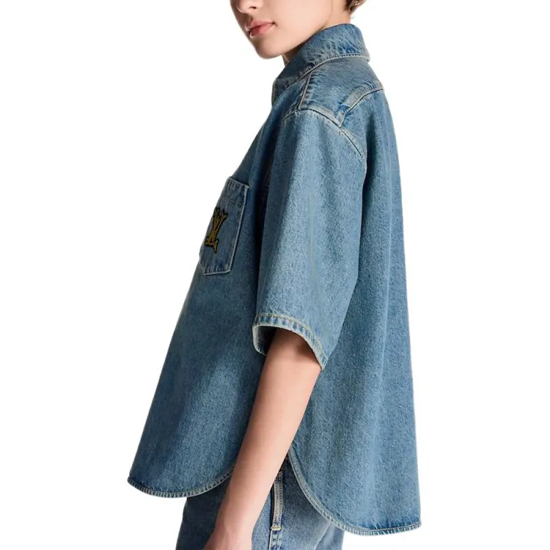 LOUIS VUITTON SS25 Shirt Women's Blue-2