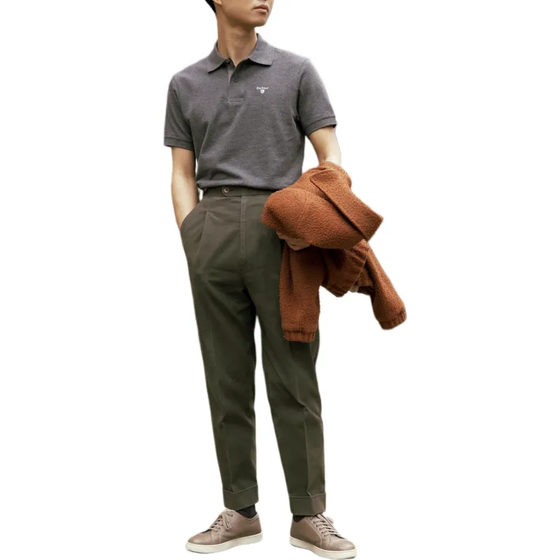 BARBOUR Polo Shirts Men Gray-5