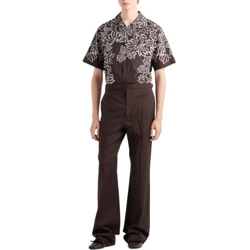 PRADA Shirts Men Dark Brown-1
