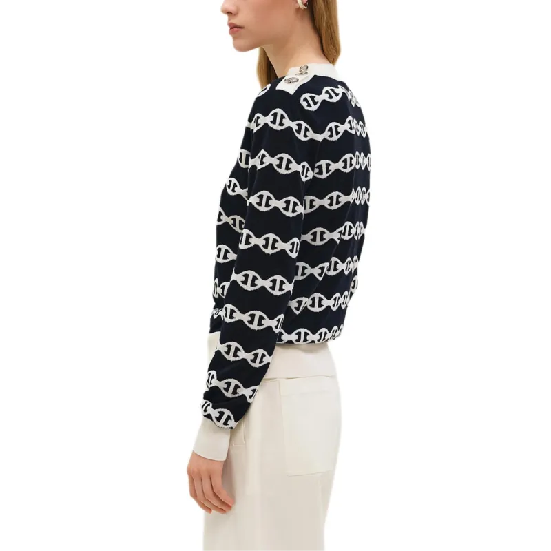 HERMES Cashmere Sweater Women's Black-1