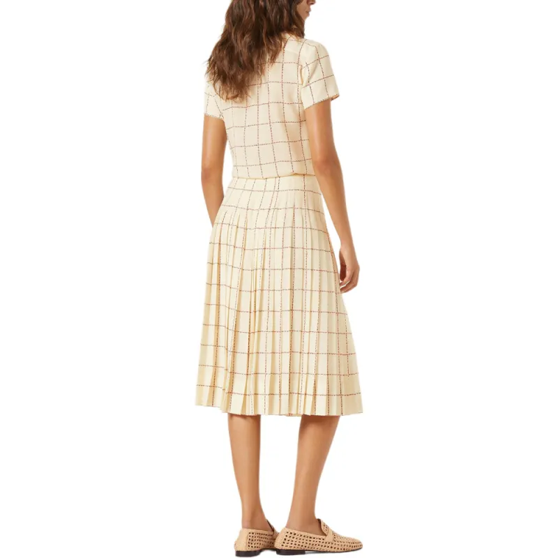 Loro Piana Casual Long Skirt Women's Beige-4