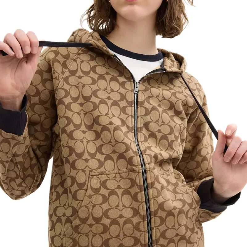 COACH SS25 Sweatshirt Women's Brown-3