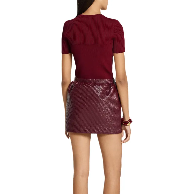 GUCCI SS25 Knitwear Women's Burgundy-2