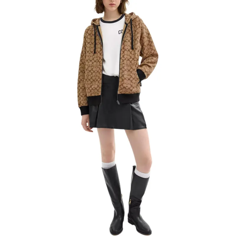 COACH SS25 Sweatshirt Women's Brown-1