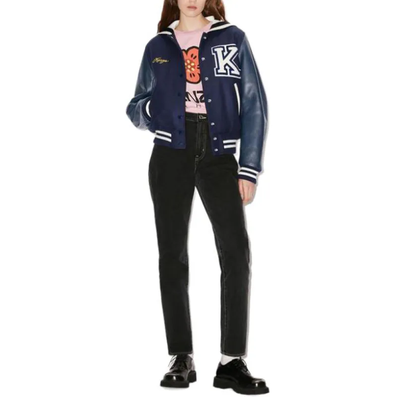 KENZO Jackets Coats Women's Midnight Blue-4
