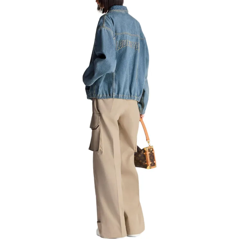 LOUIS VUITTON SS25 Women's Nautical Collection Cargo Pants Women's Beige-3