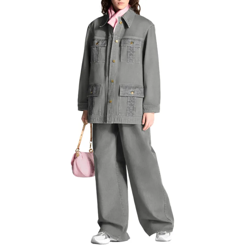 LOUIS VUITTON Flap Pocket Denim Jacket-3