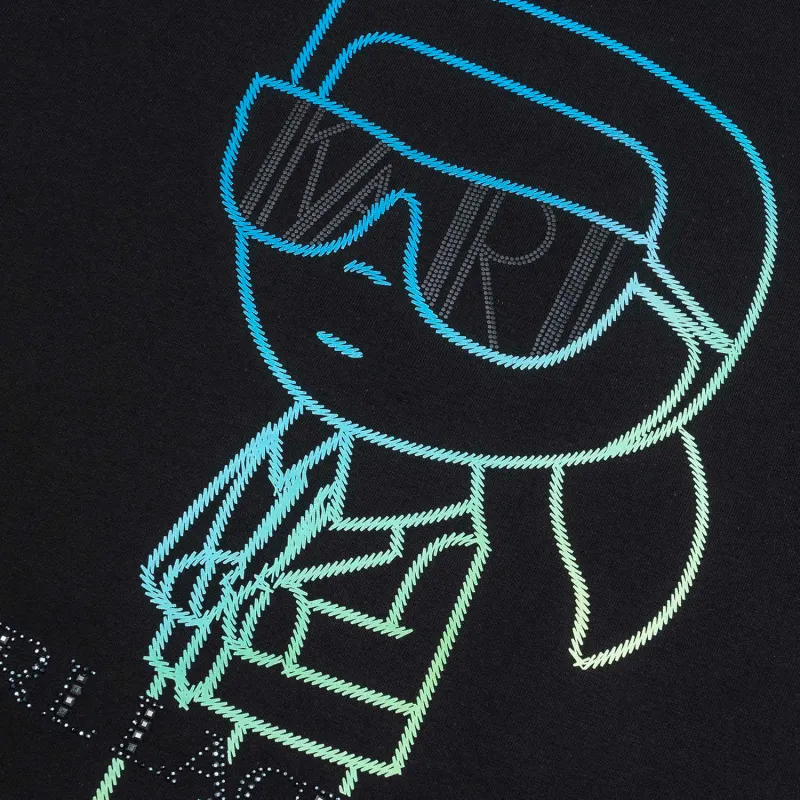 KARL LAGERFELD SS24 T Shirt Men's Black-2