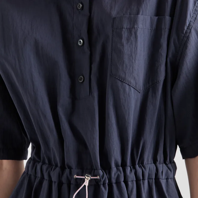 PRADA Pongé Short sleeve Midi Dress-3