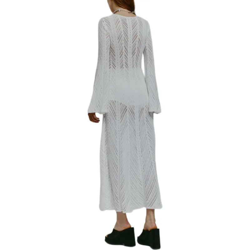 Antonino Valenti Long Sleeved Dresses Women's White-1