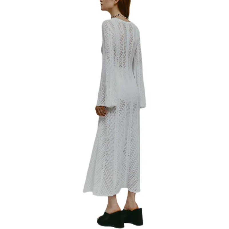 Antonino Valenti Long Sleeved Dresses Women's White-2