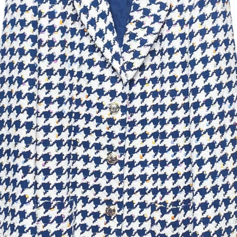 CHANEL 21 Spring Summer Collection Jackets & Coats Women's Blue-2