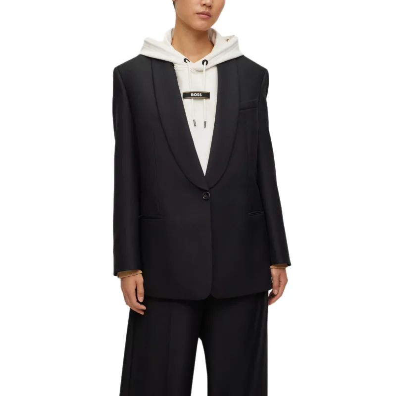 HUGO BOSS x Alica Schmidt Jackets Coats Women's Black-1