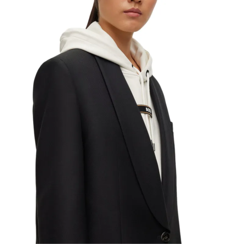 HUGO BOSS x Alica Schmidt Jackets Coats Women's Black-5