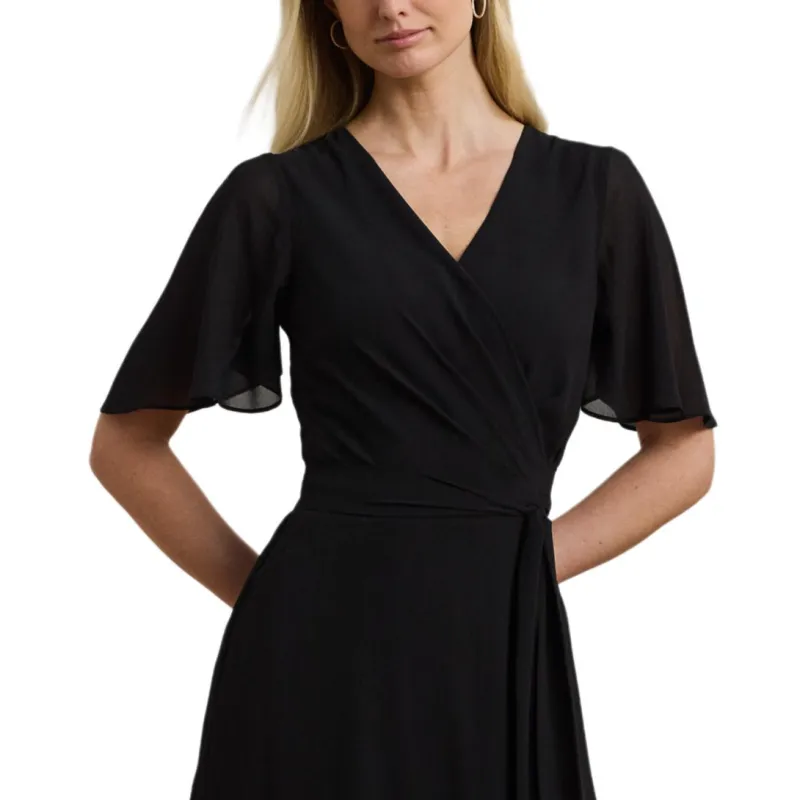 LAUREN RALPH LAUREN Short Sleeved Dresses Women's Black-2