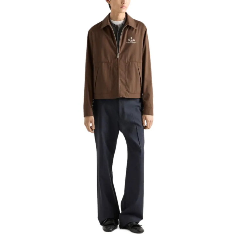 PRADA Jackets & Coats Men's Brown-2