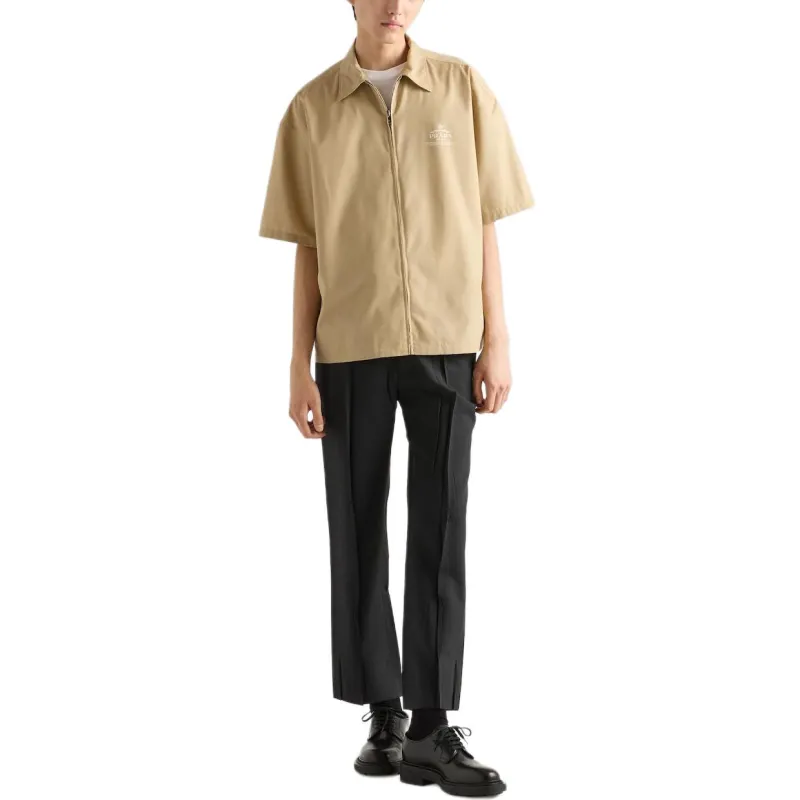 PRADA Shirts Men Beige-1