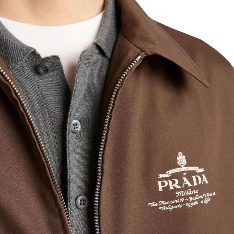 PRADA Jackets & Coats Men's Brown-4