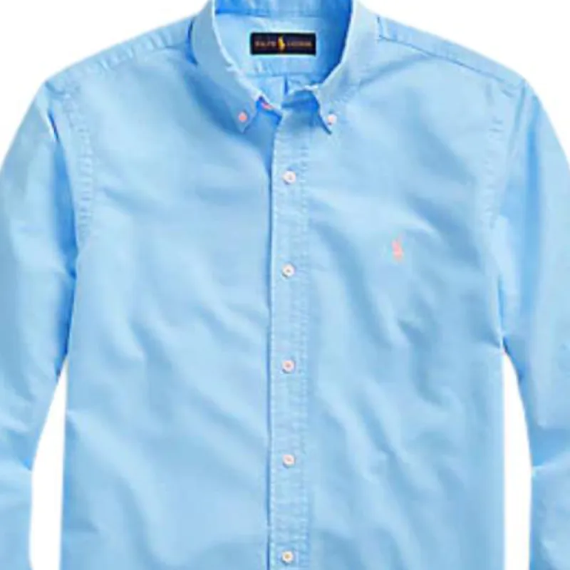 Polo Ralph Lauren SS24 Shirt Men's Light Blue-3
