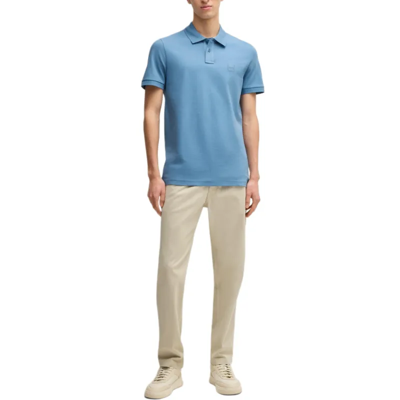 HUGO BOSS Polo Shirt Men's Light Blue-1