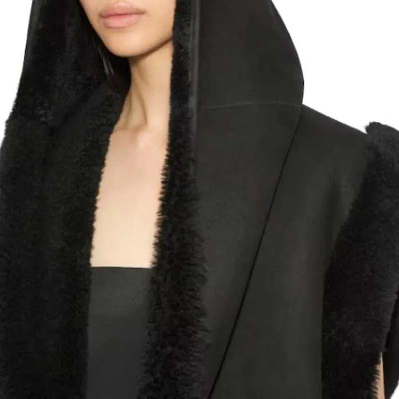 Alaia Leather Jacket Women's Black-5