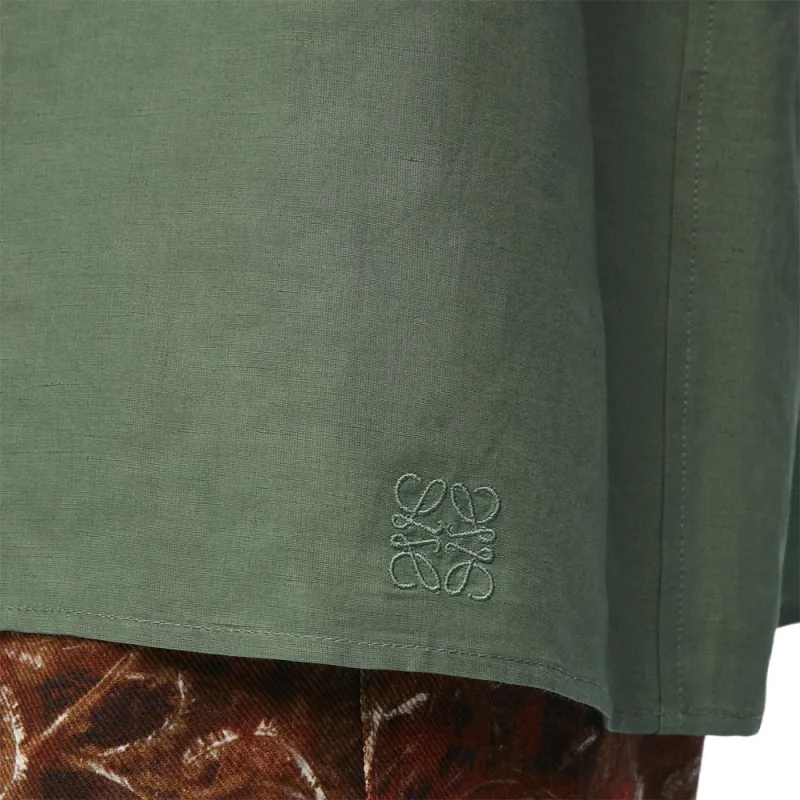 LOEWE Paula's Ibiza SS25 Shirt Men's Green-4