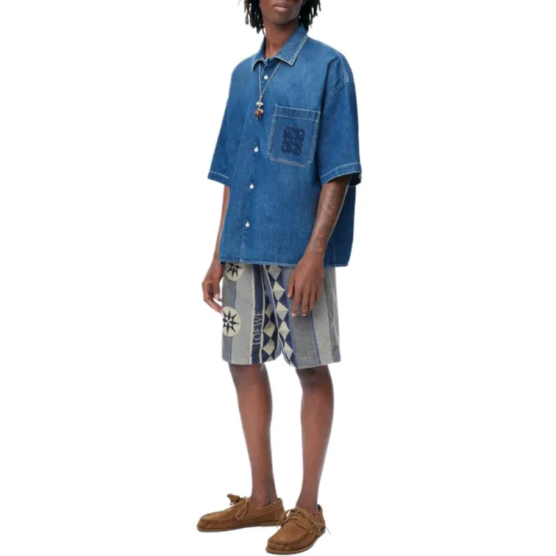 LOEWE Anagram patch Shirt-3