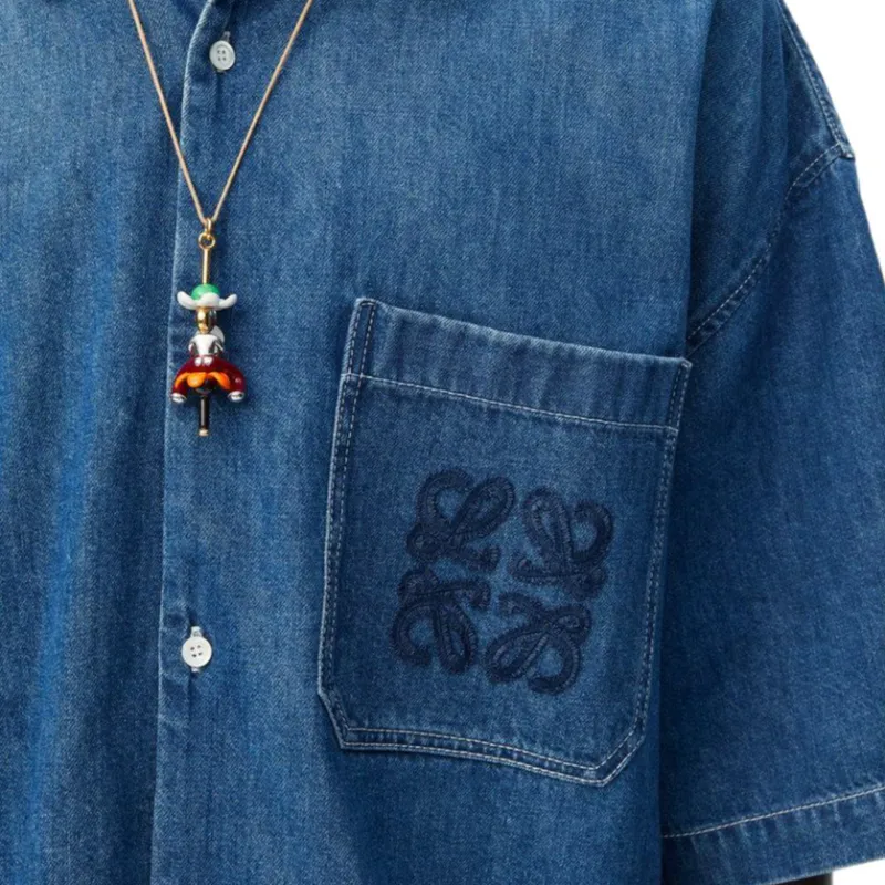 LOEWE Anagram patch Shirt-4