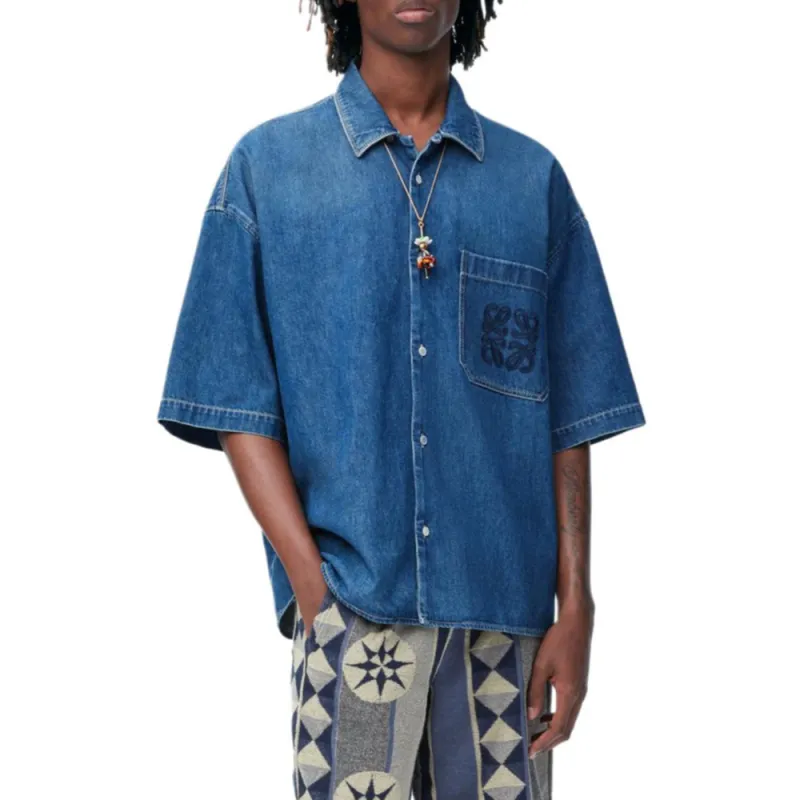 LOEWE Anagram patch Shirt-1