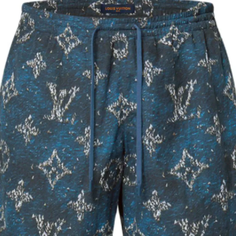 LOUIS VUITTON Printed Monogram Swim Shorts-1