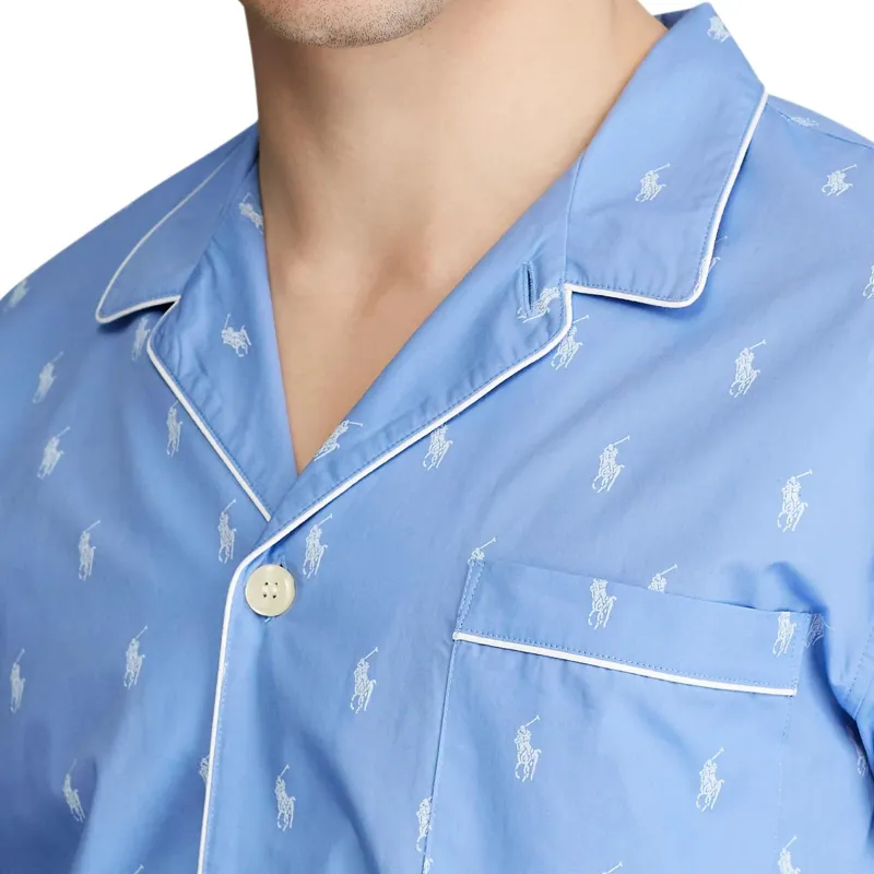 Polo Ralph Lauren Pajama Top Men's Light Blue-4