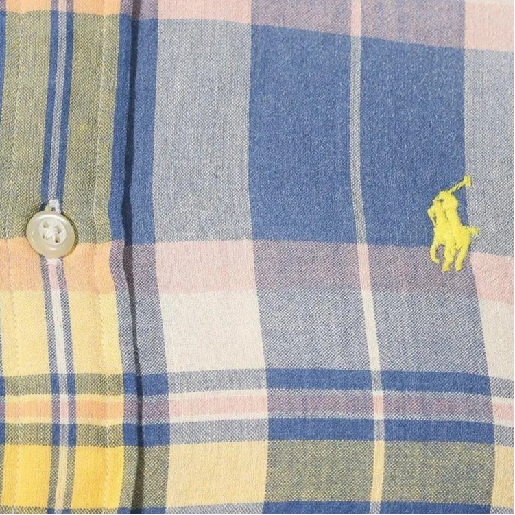Polo Ralph Lauren SS24 Shirt Women's Blue Yellow-4