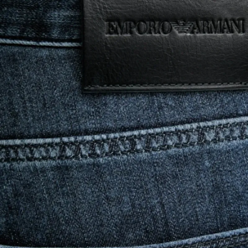 EMPORIO ARMANI SS25 Jeans Men's Dark Blue-2