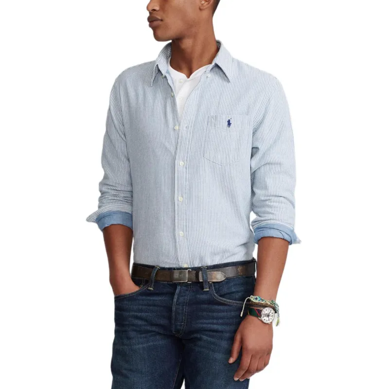 Polo Ralph Lauren SS24 Shirt Men's Light Blue-1