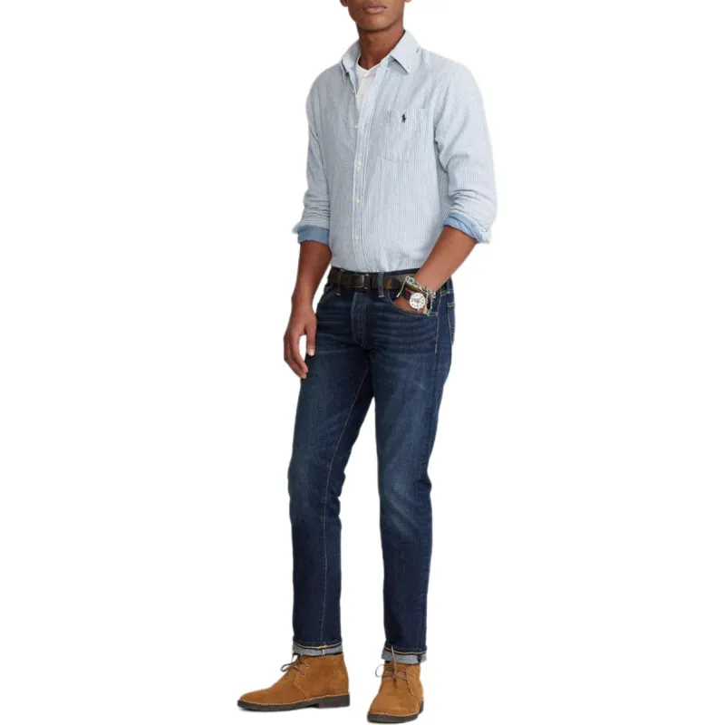 Polo Ralph Lauren SS24 Shirt Men's Light Blue-2