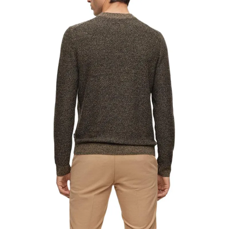 HUGO BOSS Sweater Men's Dark Coffee-2