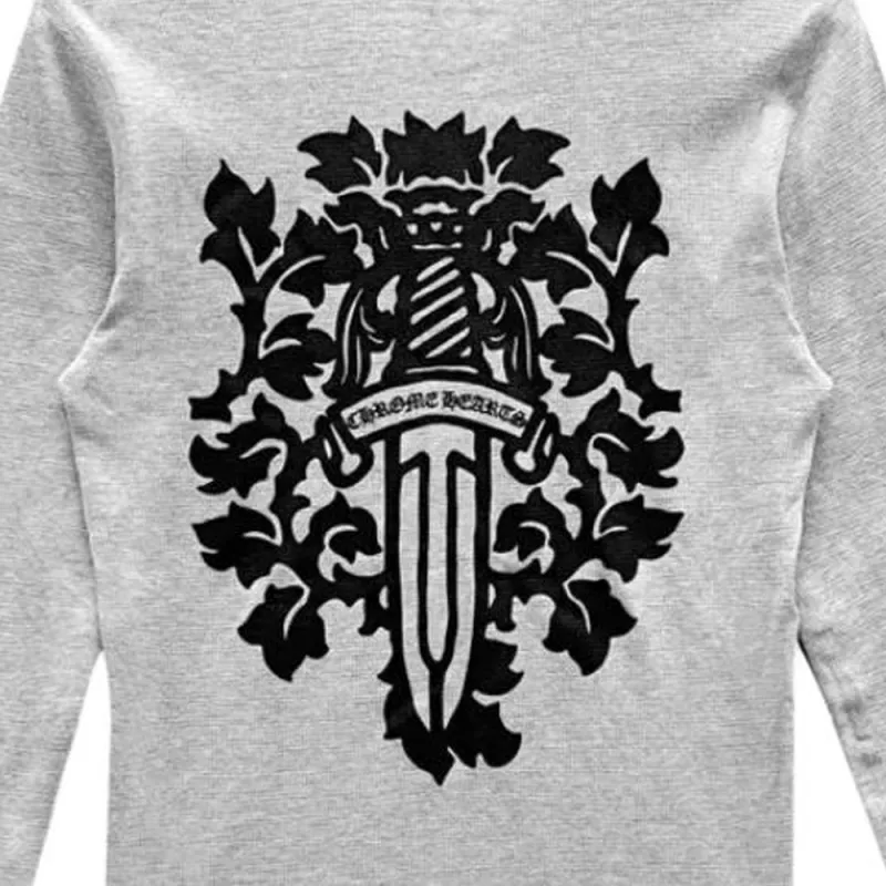 Chrome Hearts SS25 T Shirt Unisex Gray-2